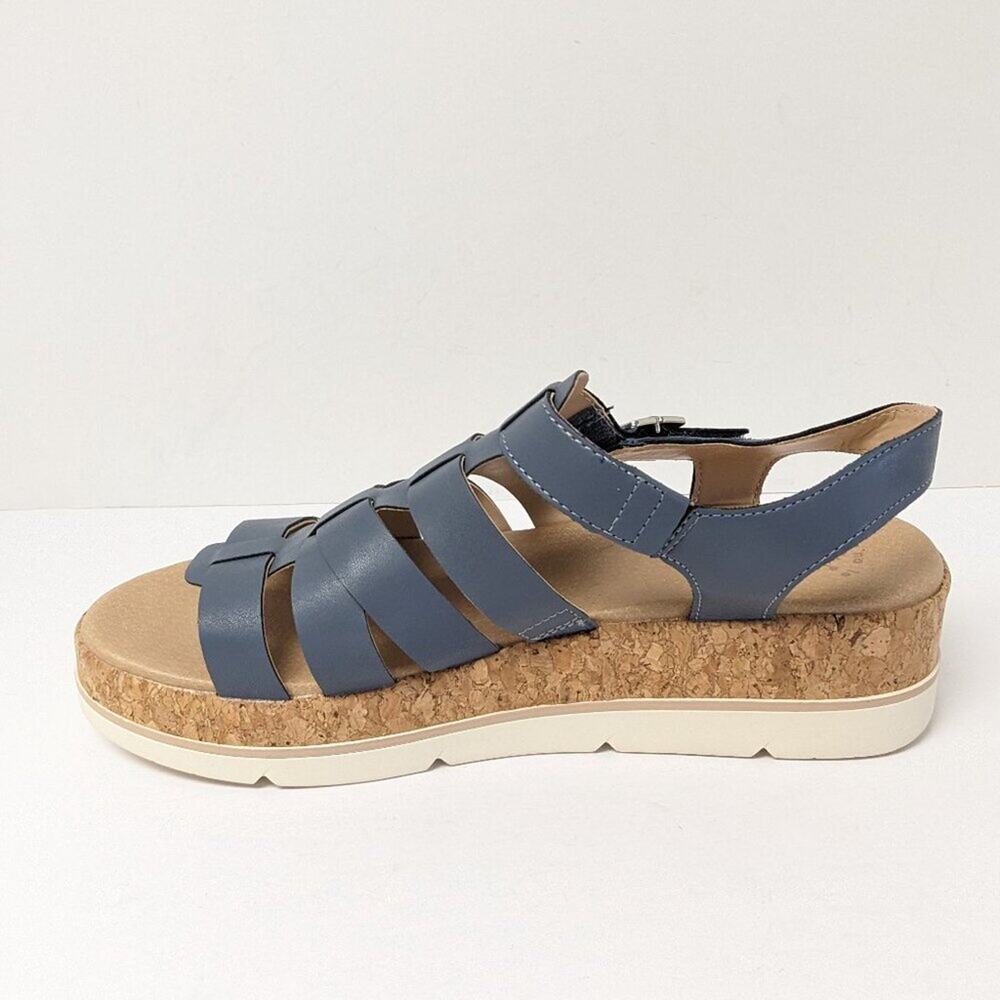 Dr. Scholl's Only You Platform Sandals, Navy, Women's 11 - Picture 4 of 6